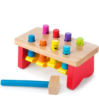 Melissa & Doug Wooden Pegs & Mallet